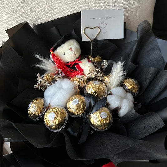 Custom Blooms | Fererro Rocher, Chocolate Bouquets